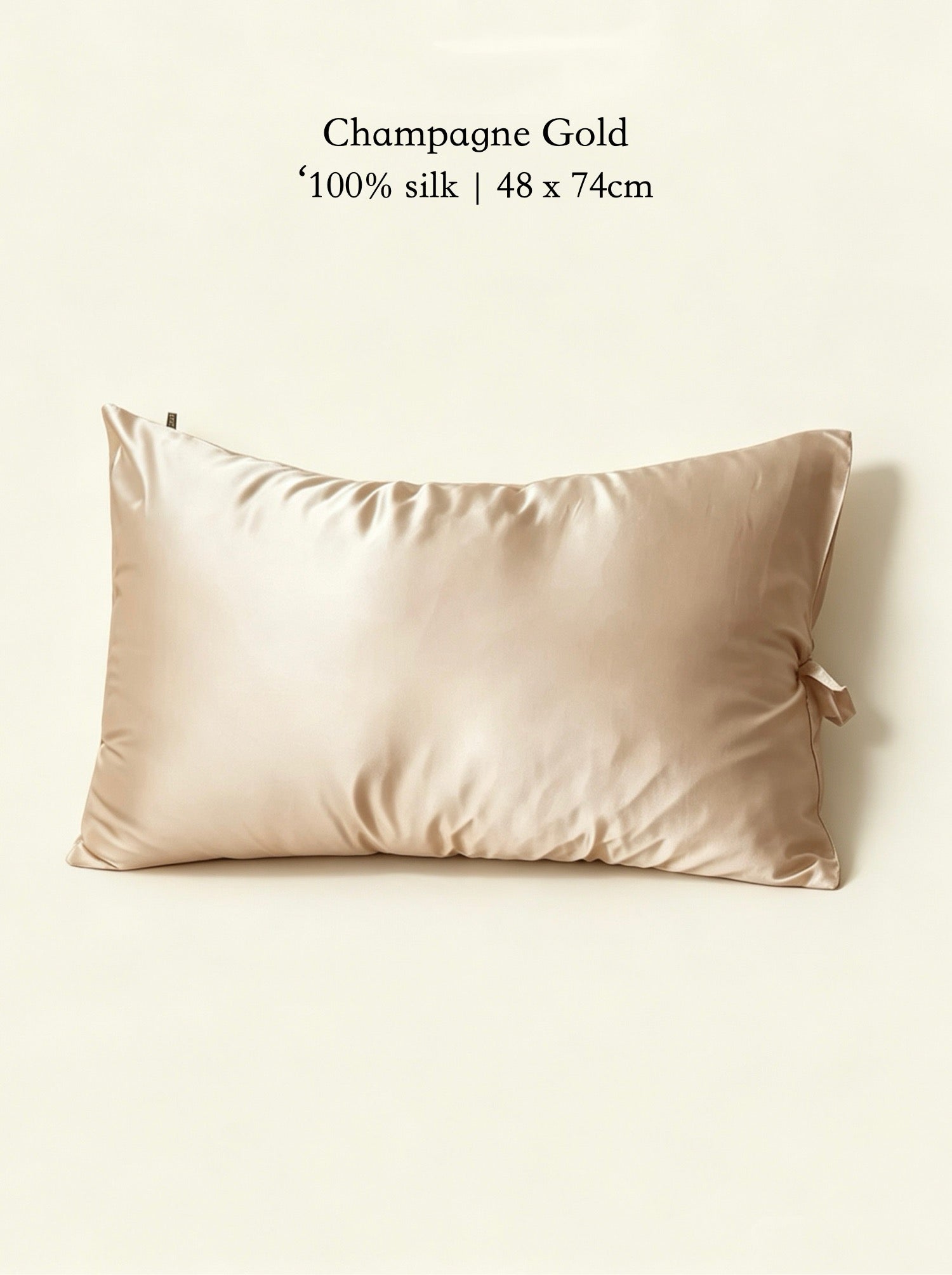 25 Momme Mulberry Silk Pillowcase – Ribbon Tie Closure | Lian Collection