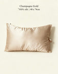 25 Momme Mulberry Silk Pillowcase – Ribbon Tie Closure | Lian Collection