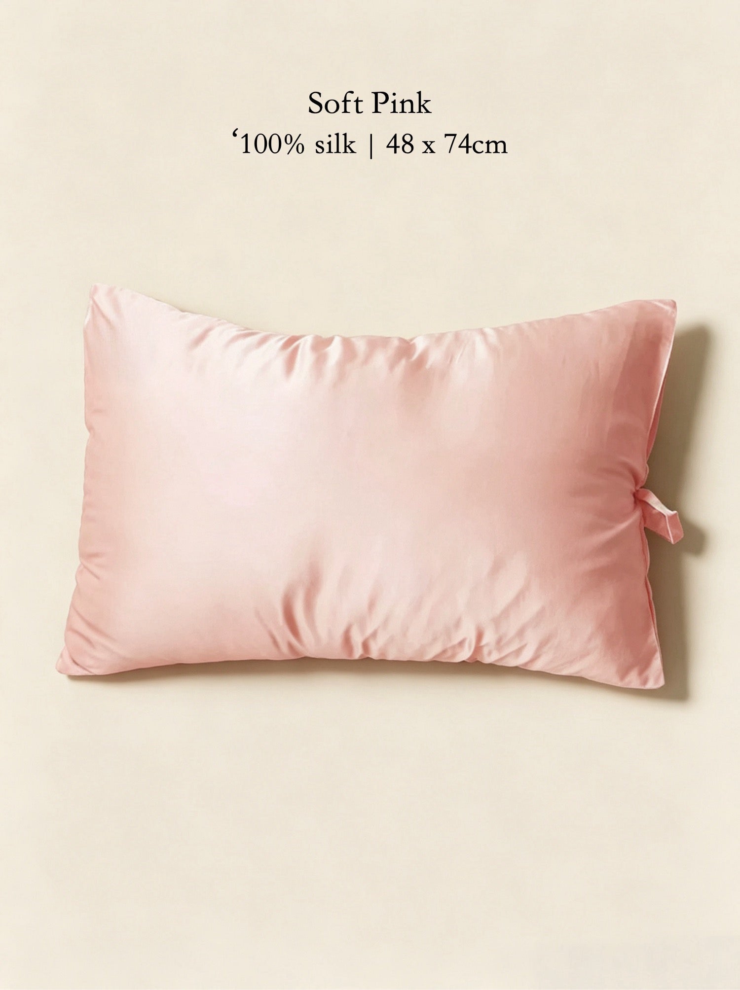 25 Momme Mulberry Silk Pillowcase – Ribbon Tie Closure | Lian Collection