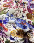 Floral Silk Pillowcase - 100% Mulberry Silk Luxury Damask Silk Pillow Cover, Breathable & Hypoallergenic, Anti-Frizz & Anti-Wrinkle, Valentine Gift for Her