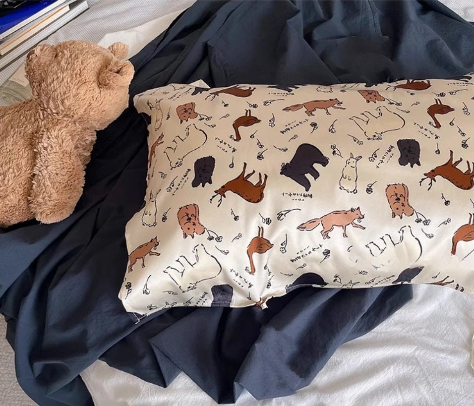 Children Silk Pillowcase Family Set with Child and Adults Size - Soft Pure Silk Pillow Case Gift For New Mum Gift For Newborn Babies