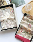 Luxury Satin Silk Pajama Set: Floral Long Sleeve Sleepwear, Christmas Party Pyjamas
