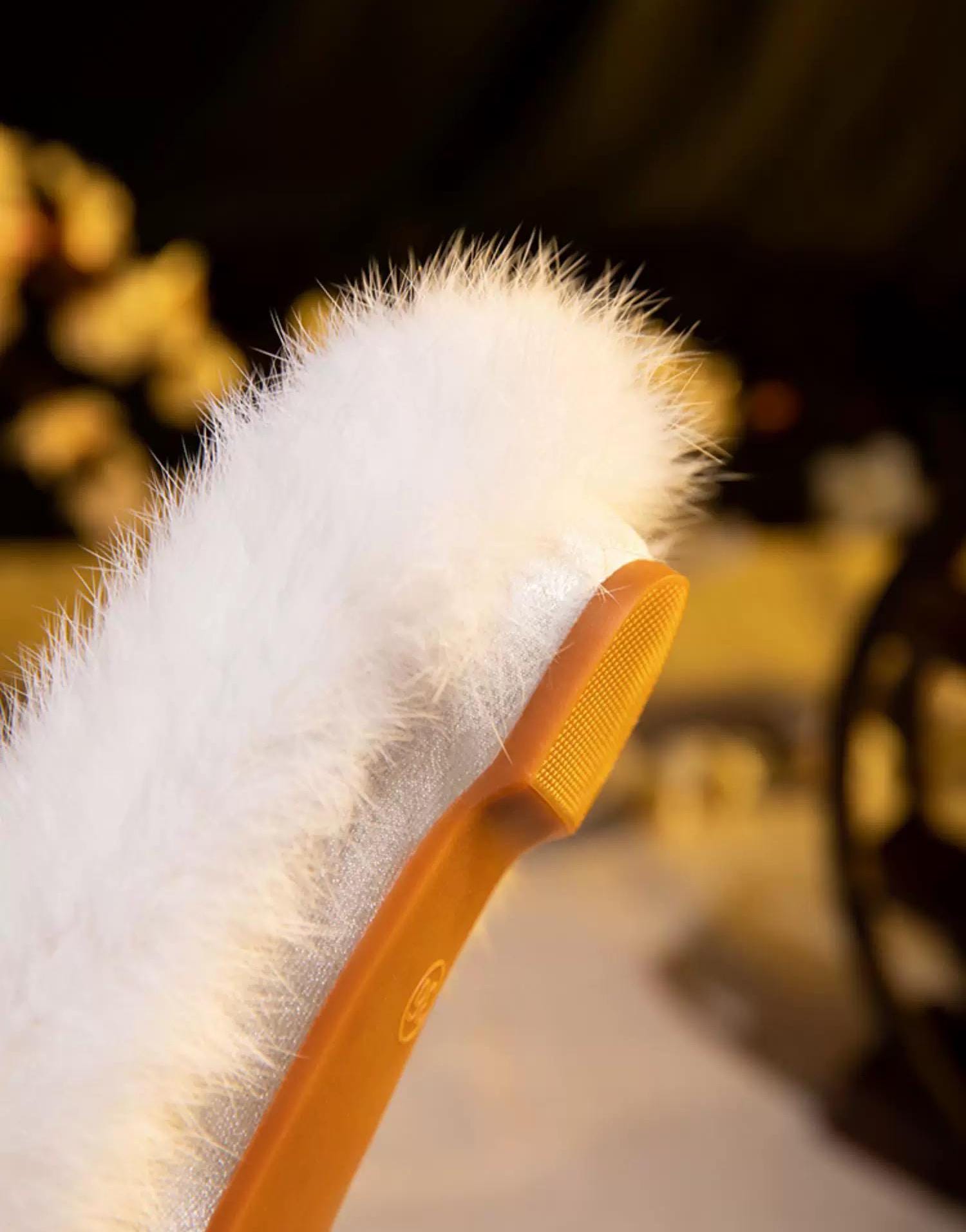 Handmade Embroidered Slippers: Oriental Faux Fur Mules，Outdoor Slipper