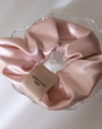 Luxury 22mm Mulberry Silk Hair Scrunchies Set – Gentle, No-Crease Hair Ties for Women – Multiple Sizes & Colors – Perfect Bridesmaids Gift