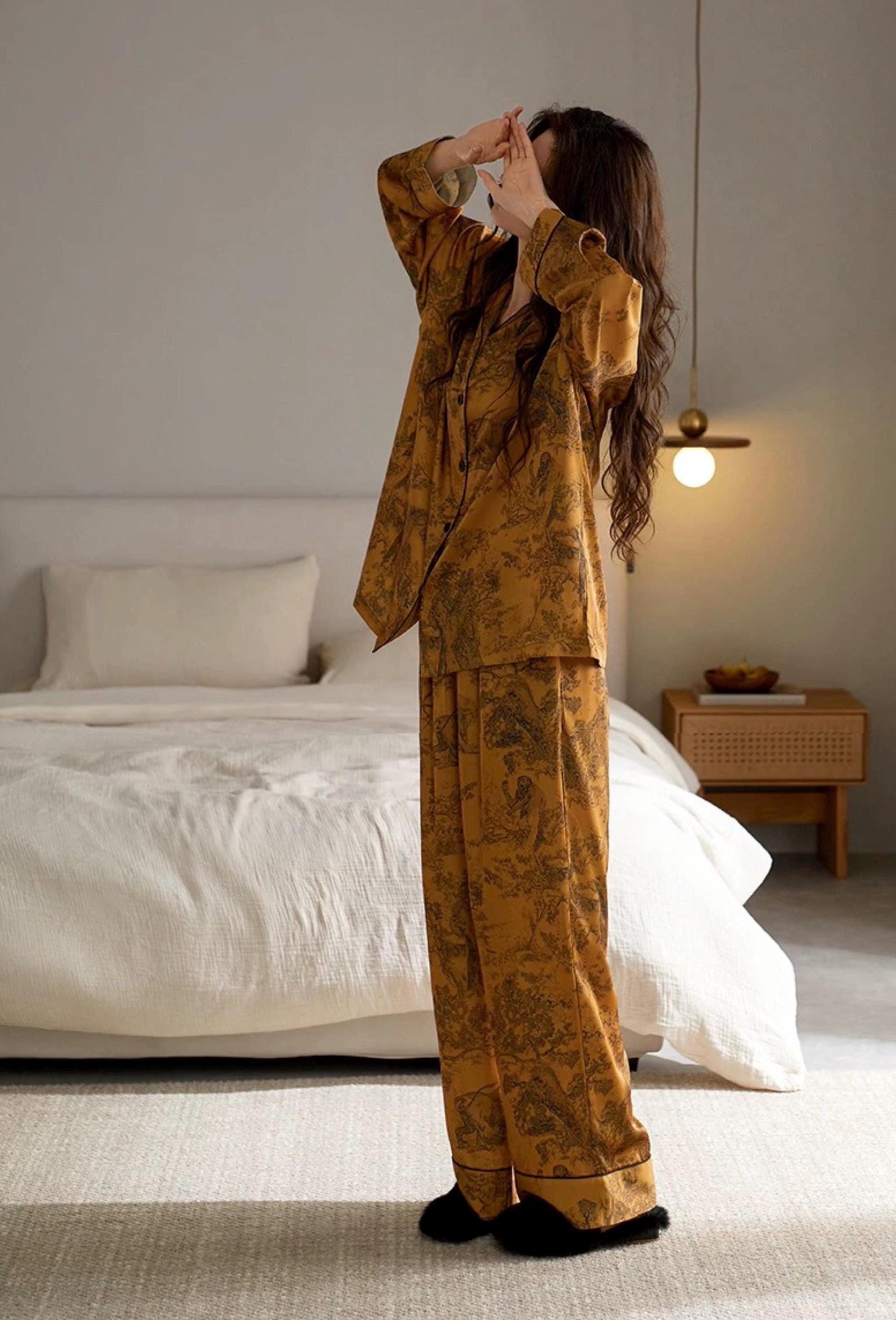 Silk pyjamas