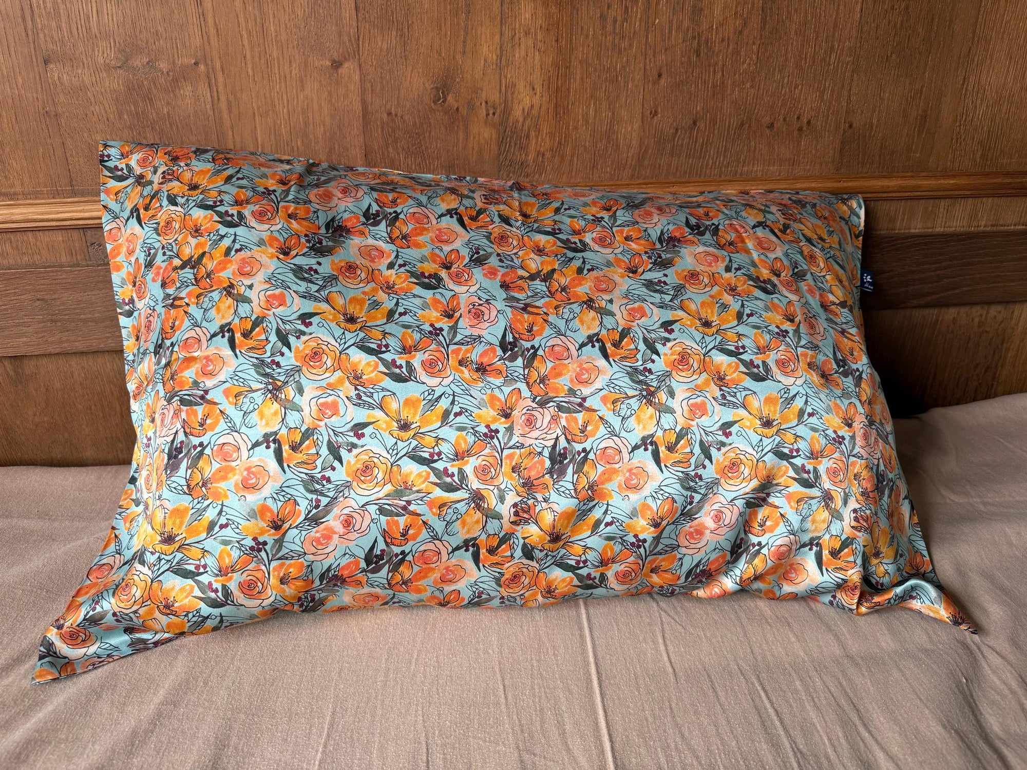 Mulberry Silk Pillowcase: Vintage Floral Cottagecore Bedding