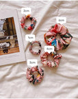 Pure Mulberry Silk Hair Scrunchies 30 Momme Silk Hair Ties Floral and Animal Patterns Gif for Hair Care Lover - Silk Hair Wrap