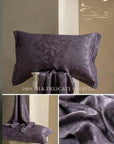 Luxury Jacquard Silk Pillowcase 30 Momme Mulberry Silk Oriental Elegance Hypoallergenic Pillows Modern Comfort Twin Pack of Pillow Cases