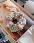 Mulberry Silk Hair Scrunchie: Floral Print, Gentle Hold， Multi Patterns