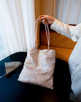 Handmade Silk Embroidered Tote Bag: Oriental Swallow Design