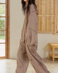Premium Bamboo Cotton Loungewear Set - Casual Outfit for Indoor Relaxation and Outdoor Wear, Eco-Friendly Botanical Embroidered Pyjamas