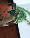 Mini Xiangyun Silk Coin Purse | Handmade Oriental Kiss-Lock Pouch | Vintage Chinese Brocade Clutch Gift for Women