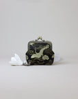 Handmade Silk Coin Purse | Oriental Embroidered Mini Purse with Vintage Metal Frame | 10 Designs | Heritage Gift for Women