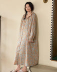 Bamboo Cotton Pajama Set: Lightweight Button-Up Loungewear, Cotton Sleepwear, Long Sleeves Pyjamas