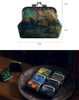Mini Xiangyun Silk Coin Purse | Handmade Oriental Kiss-Lock Pouch | Vintage Chinese Brocade Clutch Gift for Women