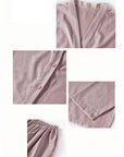 Soft Cotton Pajamas Set for Women | Zen Loungewear Sleep Set | Relaxed Homewear | Minimalist Gift for Her