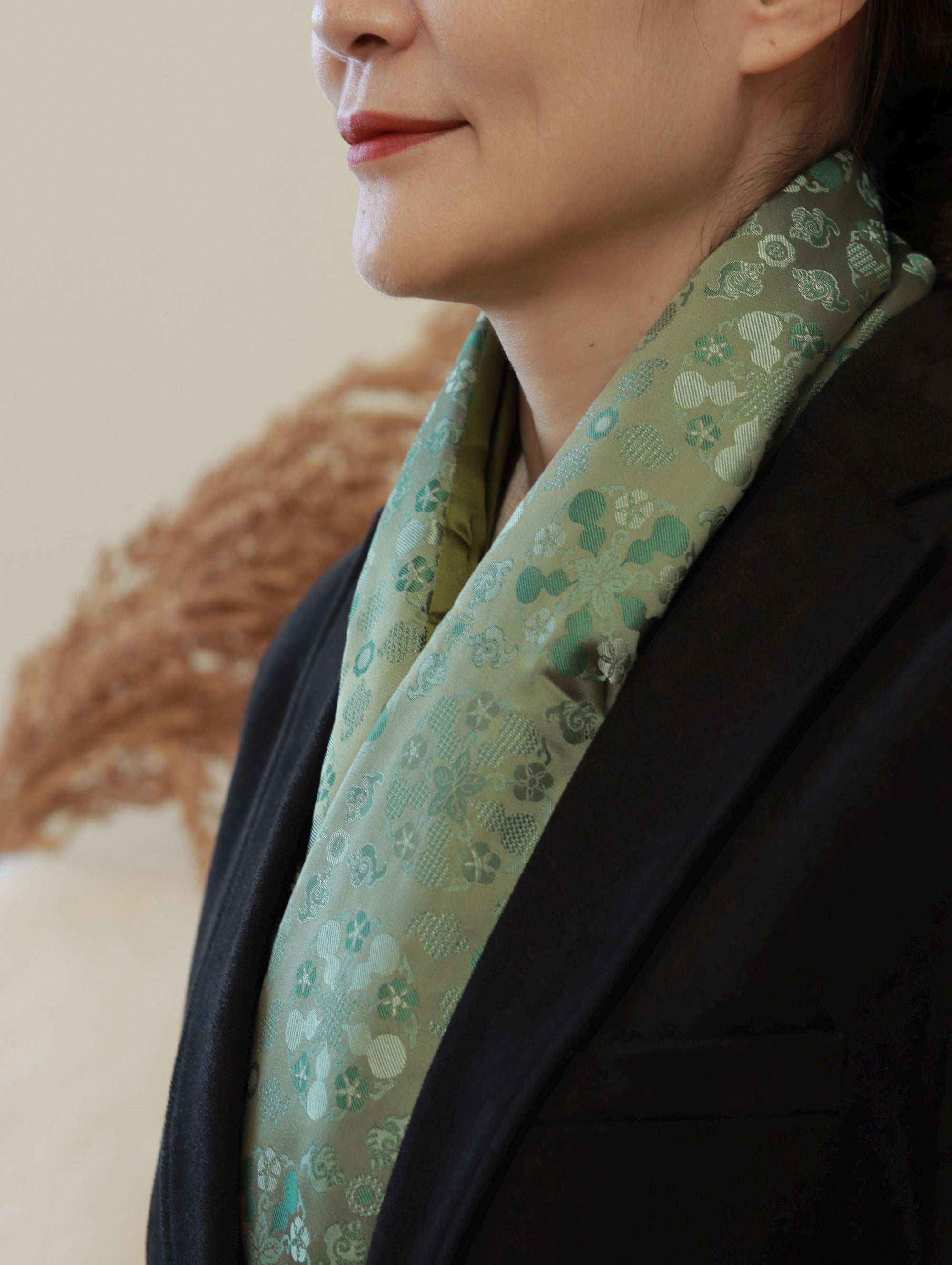 Handmade Song Brocade Silk Scarf
