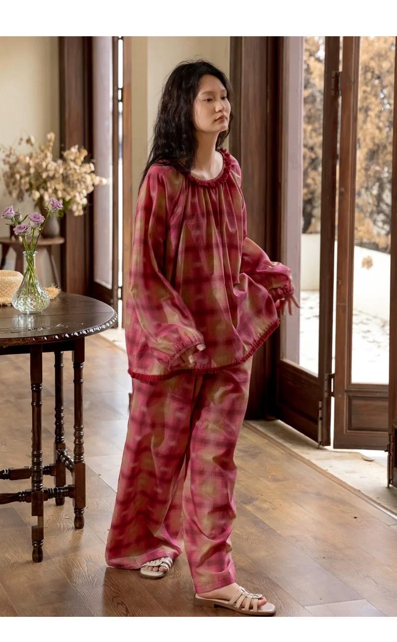 Bamboo Cotton Pajama Set for Mom and Daughter – Matching Family Christmas Pajamas , Soft Breathable Sleepwear for Women and Kids