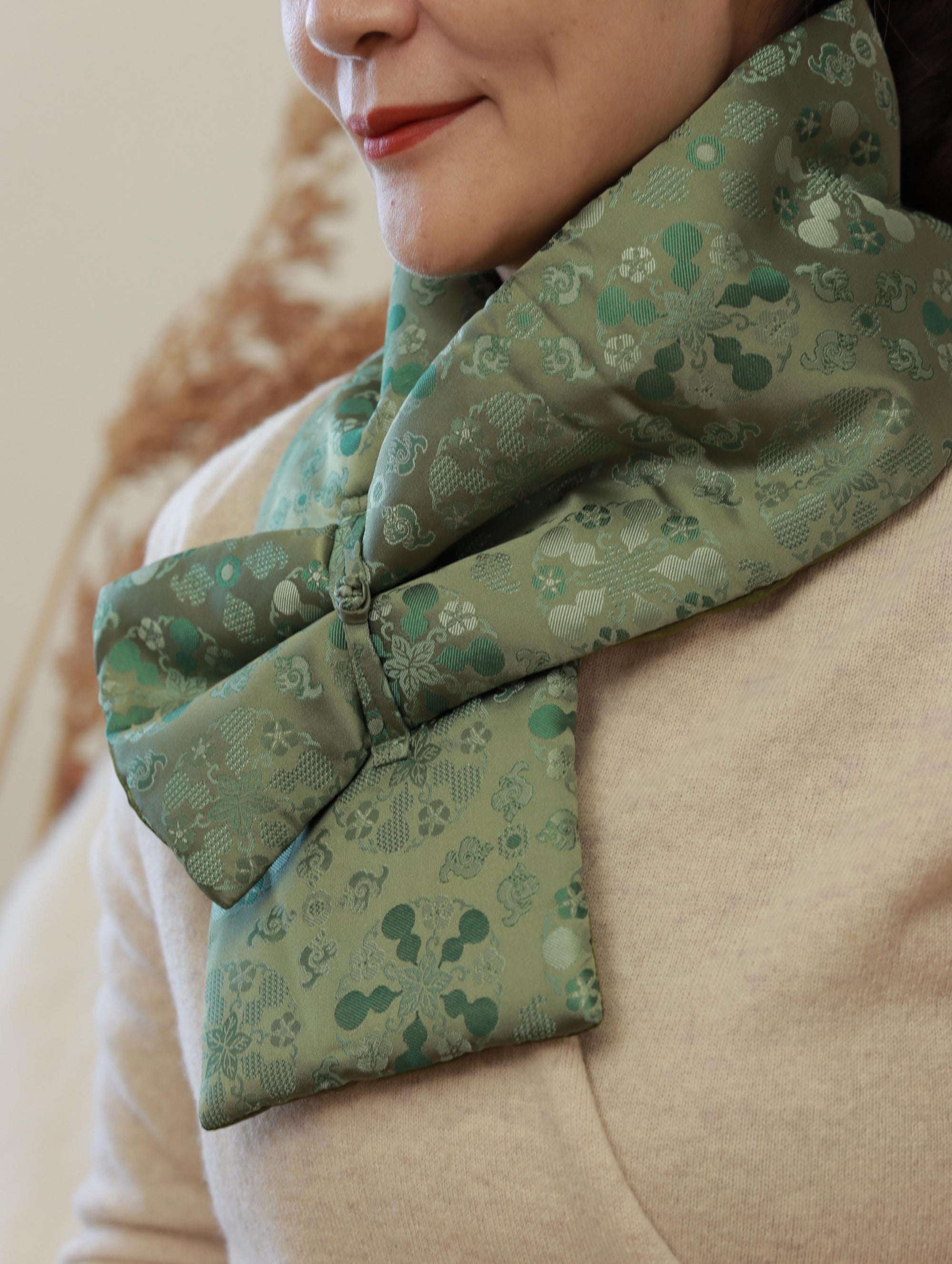 Handmade Song Brocade Silk Scarf