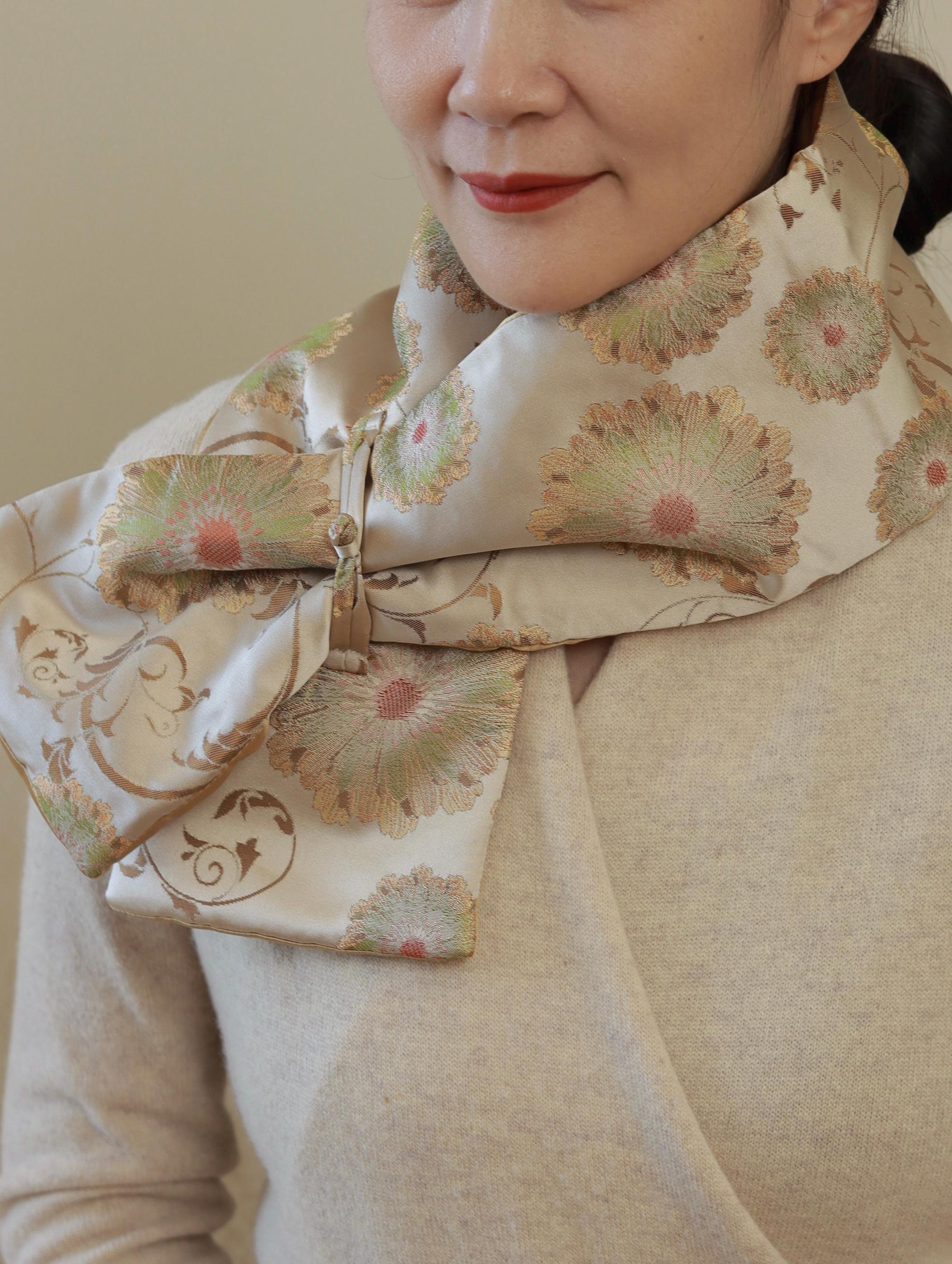 Handmade Song Brocade Silk Scarf