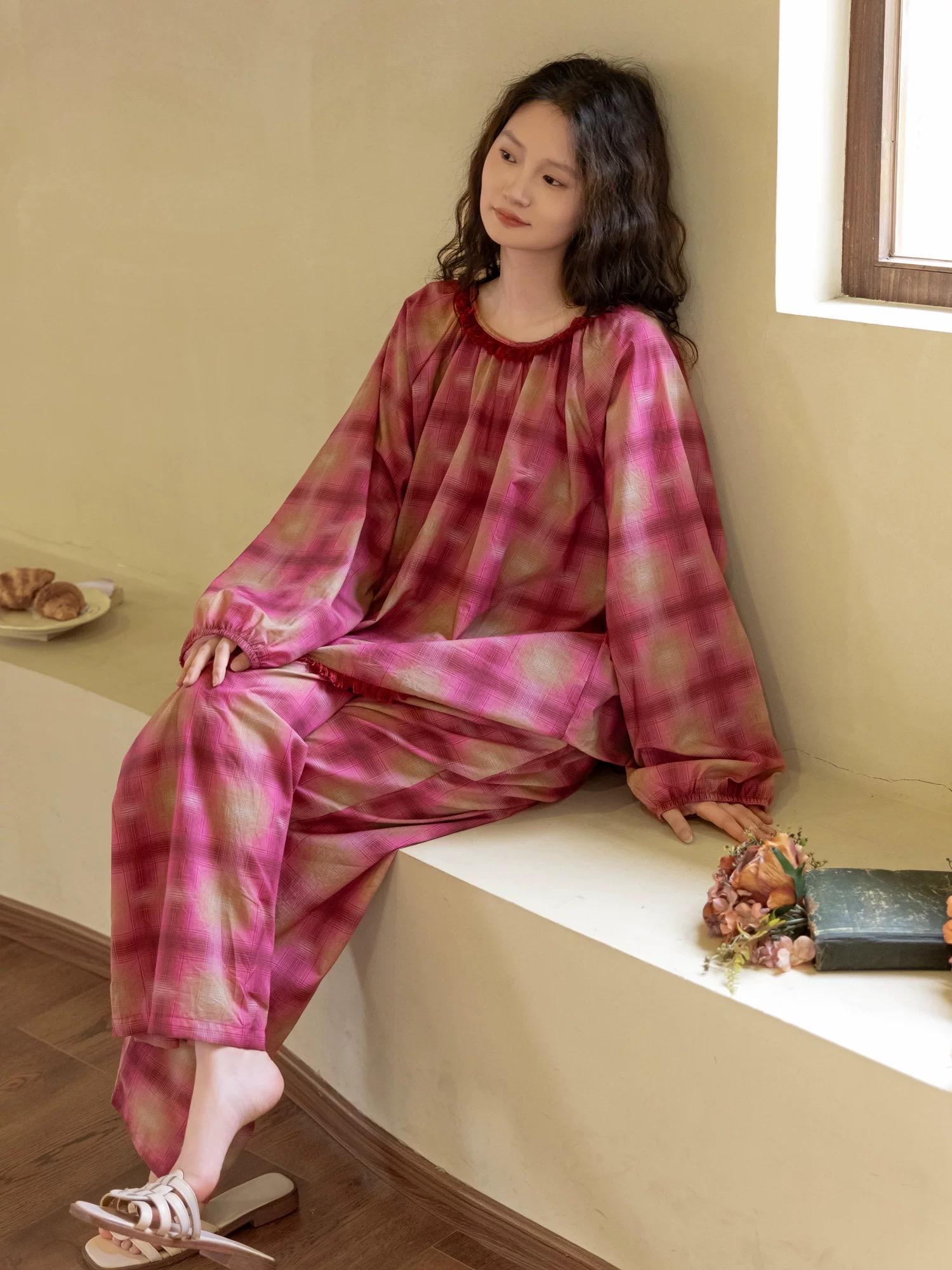 Bamboo Cotton Pajama Set for Mom and Daughter – Matching Family Christmas Pajamas , Soft Breathable Sleepwear for Women and Kids