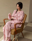 Bamboo Fibre Cotton Embroidered Loungewear Bamboo Cotton/Breathable Winter Pajamas
