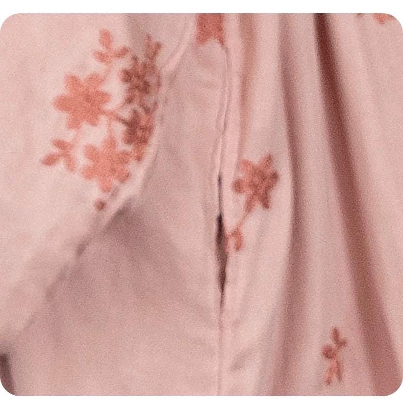 Bamboo Fibre Cotton Embroidered Loungewear Bamboo Cotton/Breathable Winter Pajamas