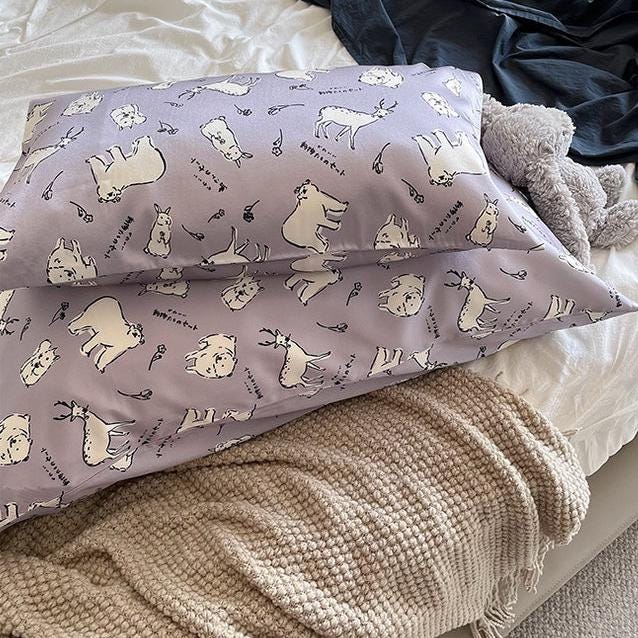 Children Silk Pillowcase 30*50CM Envelope shape Silk Pillow case for both Adult and Child Size Creative Gift for New Home Owner