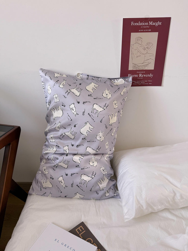 Animal Silk Pillowcases