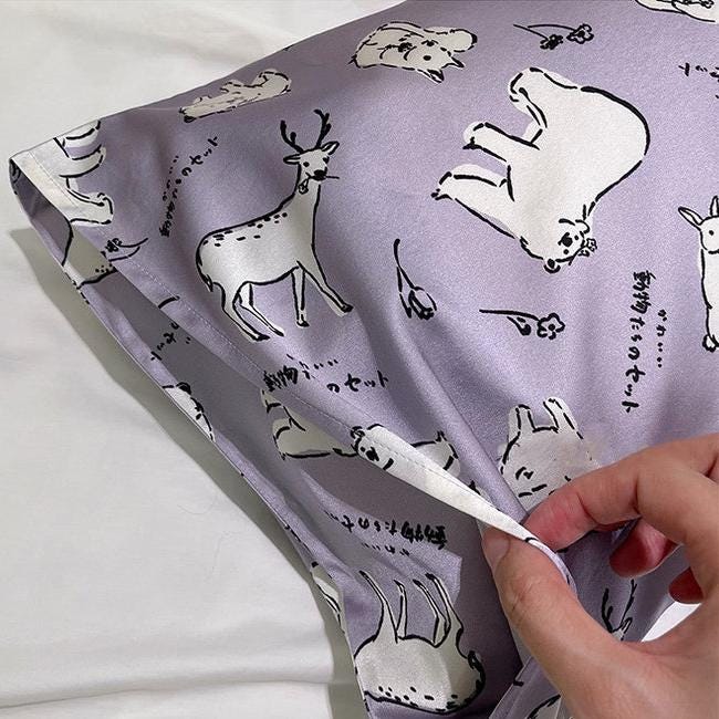 Children's Silk Pillowcase 30*50CM Envelope shape Silk Pillow case for both Adult and Child Size Creative Gift for New Home Owner