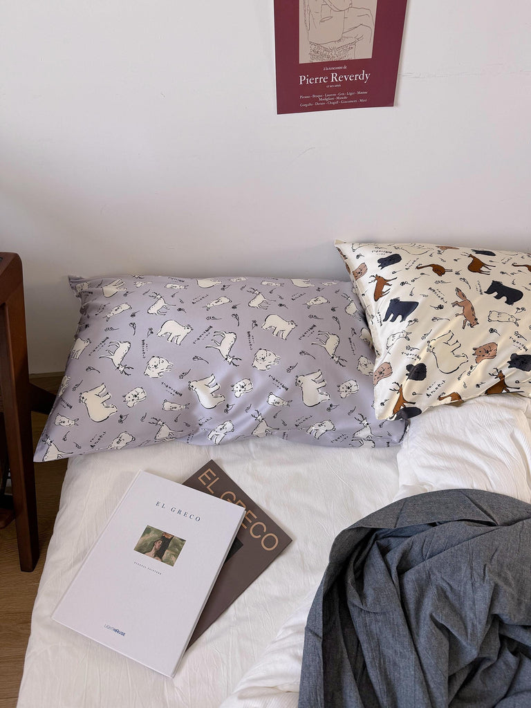 Children's Silk Pillowcase 30*50CM Envelope shape Silk Pillow case for both Adult and Child Size Creative Gift for New Home Owner