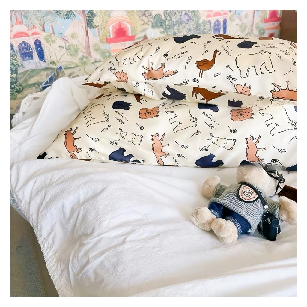 Children Silk Pillowcase Family Set with Child and Adults Size - Soft Pure Silk Pillow Case Gift For New Mum Gift For Newborn Babies