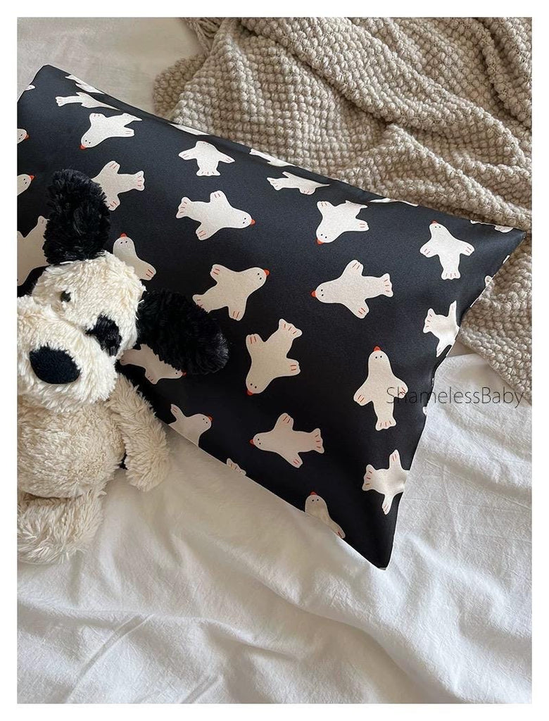Mulberry Silk Baby Pillowcase: Animal Print Bedding, Hypoallergenic