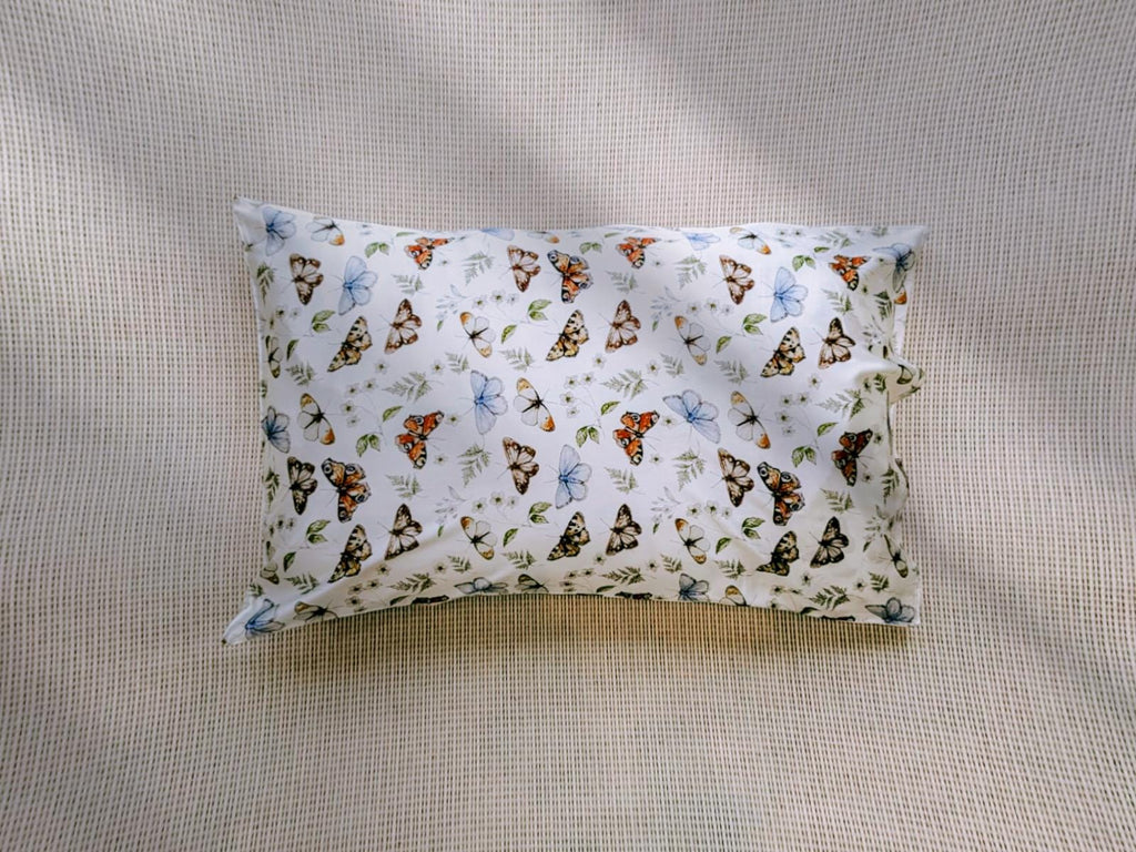Luxury 100% Silk Pillowcase - Vintage-Inspired Floral Design | Hypoallergenic ｜ Breathable | Anti-Frizz, Anti-Wrinkle, Beauty Sleep Essentia