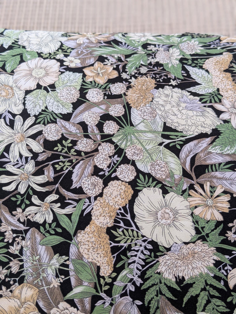 Mulberry Silk Pillowcase: Wild Garden Floral Design, Hypoallergenic