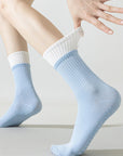 Pink Lian Loungewear Pilates grip socks for women, cotton yoga socks with non-slip sole, relaxed fit for barre and workout activities.