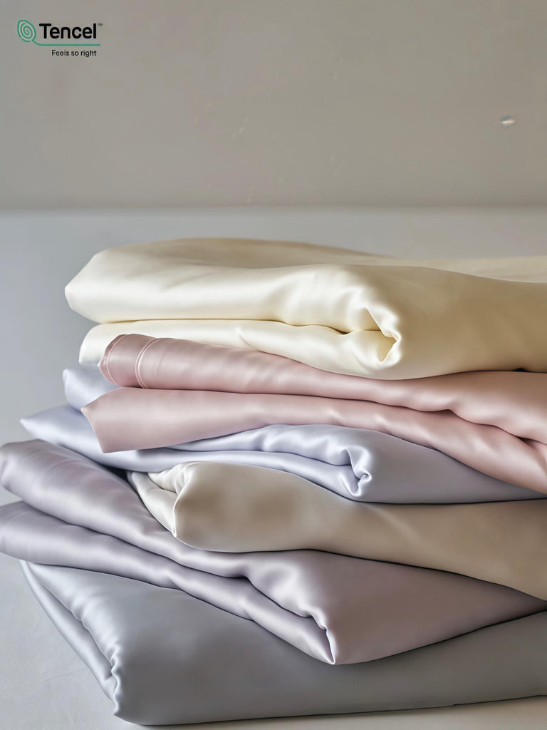 TENCEL Lyocell Duvet Cover and Pillowcase Set: Eucalyptus Fiber, Plant Based Silk Duvet