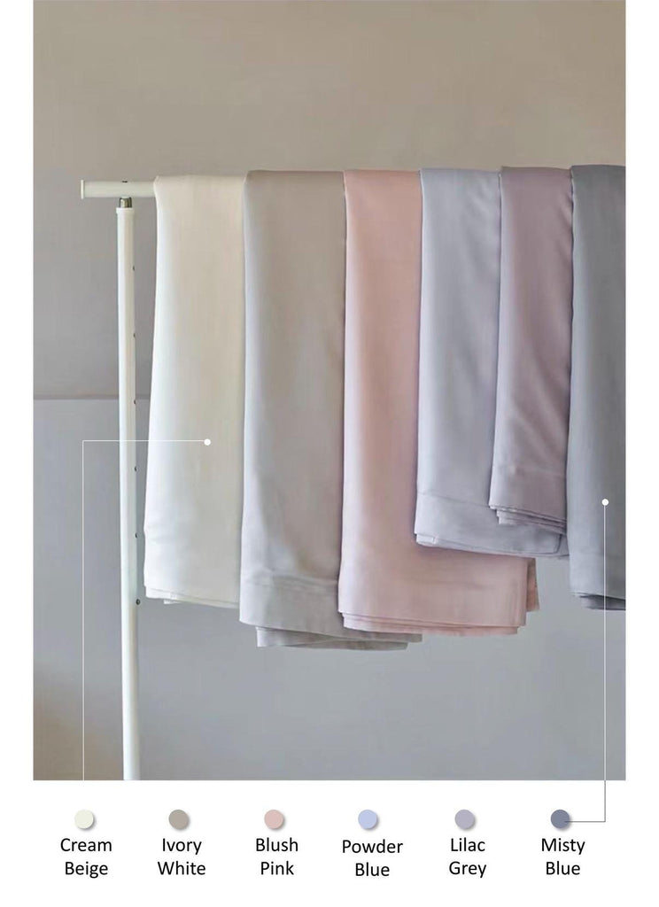 TENCEL Lyocell Duvet Cover and Pillowcase Set: Eucalyptus Fiber, Plant Based Silk Duvet