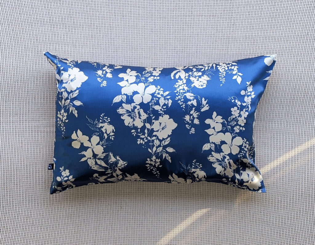Luxury 100% Silk Pillowcase | Floral Vintage Cottagecore Pillow Cover | Envelope Closure | Farmhouse Shabby Chic Bedding | Gift for Mother
