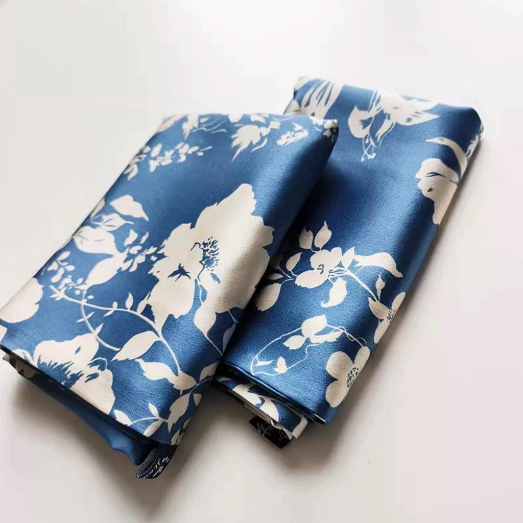 Luxury 100% Silk Pillowcase | Floral Vintage Cottagecore Pillow Cover | Envelope Closure | Farmhouse Shabby Chic Bedding | Gift for Mother