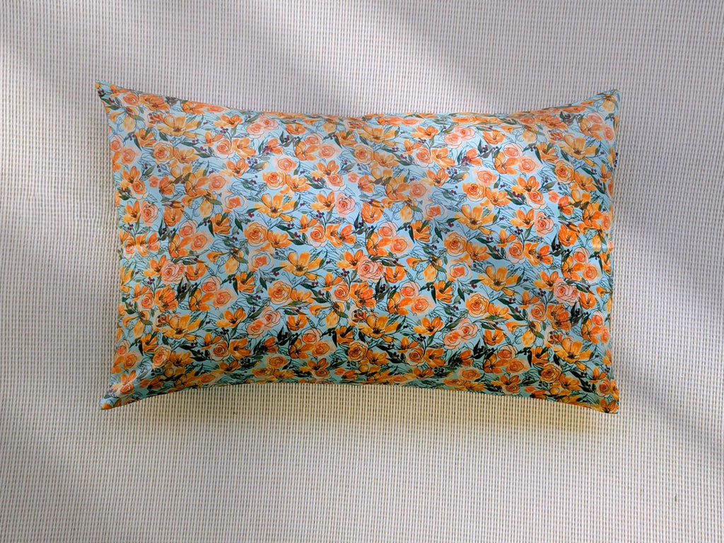 Mulberry Silk Pillowcase: Vintage Floral Cottagecore Bedding