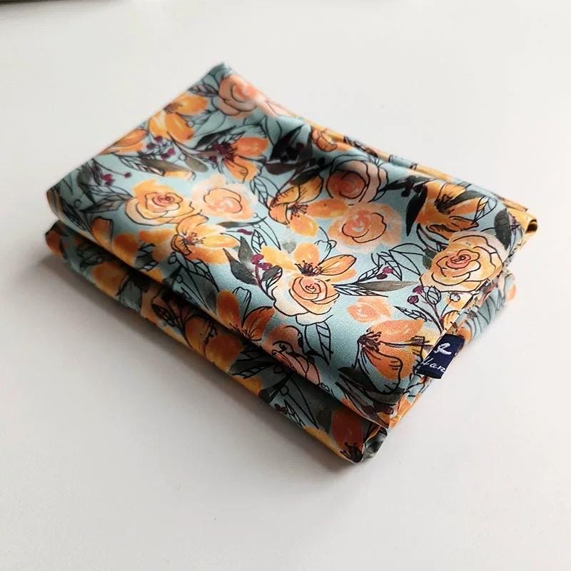 Mulberry Silk Pillowcase: Vintage Floral Cottagecore Bedding