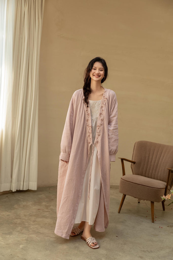 cotton bathrobe