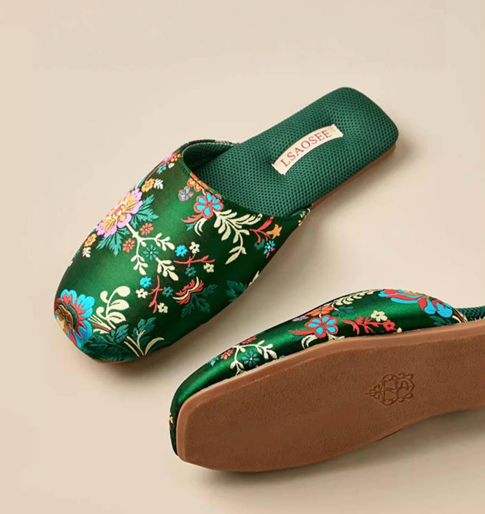 anti-slippery indoor shoes, oriental style