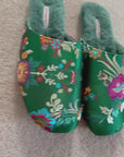 Women’s Embroidered Silk Slippers - Cozy Indoor House Shoes with Traditional Chinese Floral Patterns - Unique Cultural Gift for Her