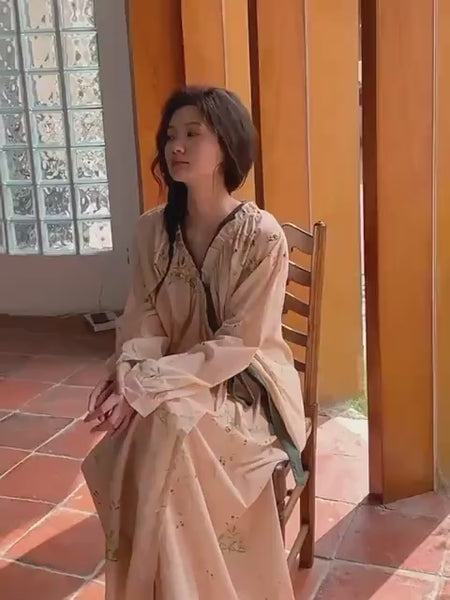 Luxury Cotton Robe for Women Christmas gift for Her All-Season Long Sleeve Lounge Robe, Winter Bathrobe for Indoor and Outdoor Wear