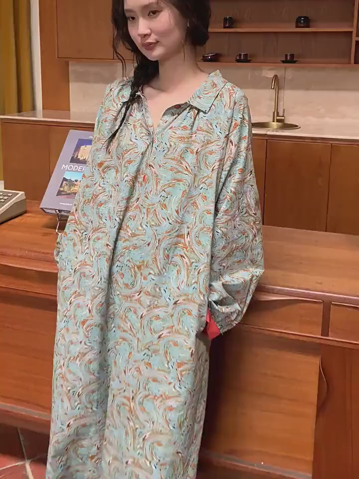 Cotton Gauze Pajama Set: Lightweight Button-Up Loungewear, Cotton Sleepwear