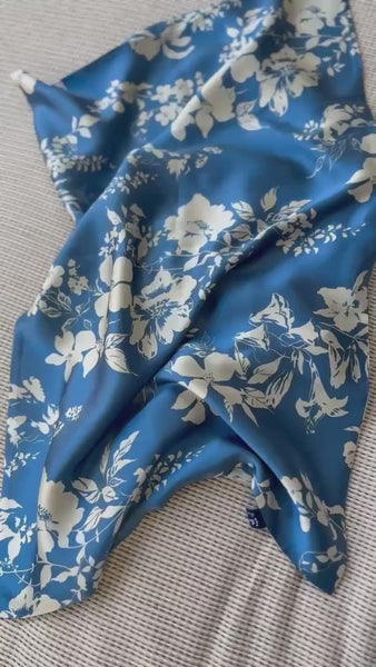 Luxury 100% Silk Pillowcase | Floral Vintage Cottagecore Pillow Cover | Envelope Closure | Farmhouse Shabby Chic Bedding | Gift for Mother