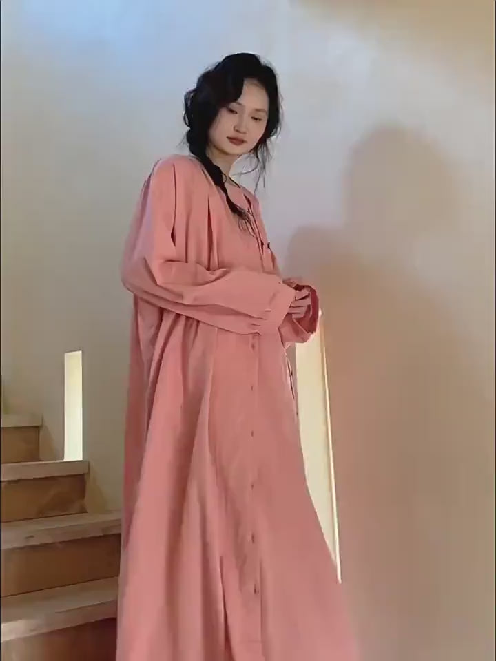 Sustainable Bamboo Cotton Robe and Nightgown Dress  Silk Embroidered Oriental Loungewear Kimono Bathrobe for Home and Holiday Robe
