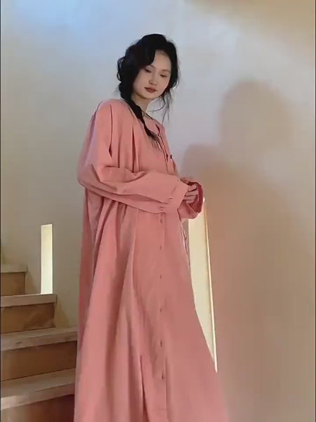 Sustainable Bamboo Cotton Robe and Nightgown Dress  Silk Embroidered Oriental Loungewear Kimono Bathrobe for Home and Holiday Robe